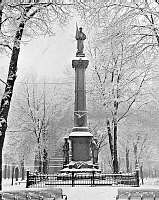 Soldier's Monument in Winter